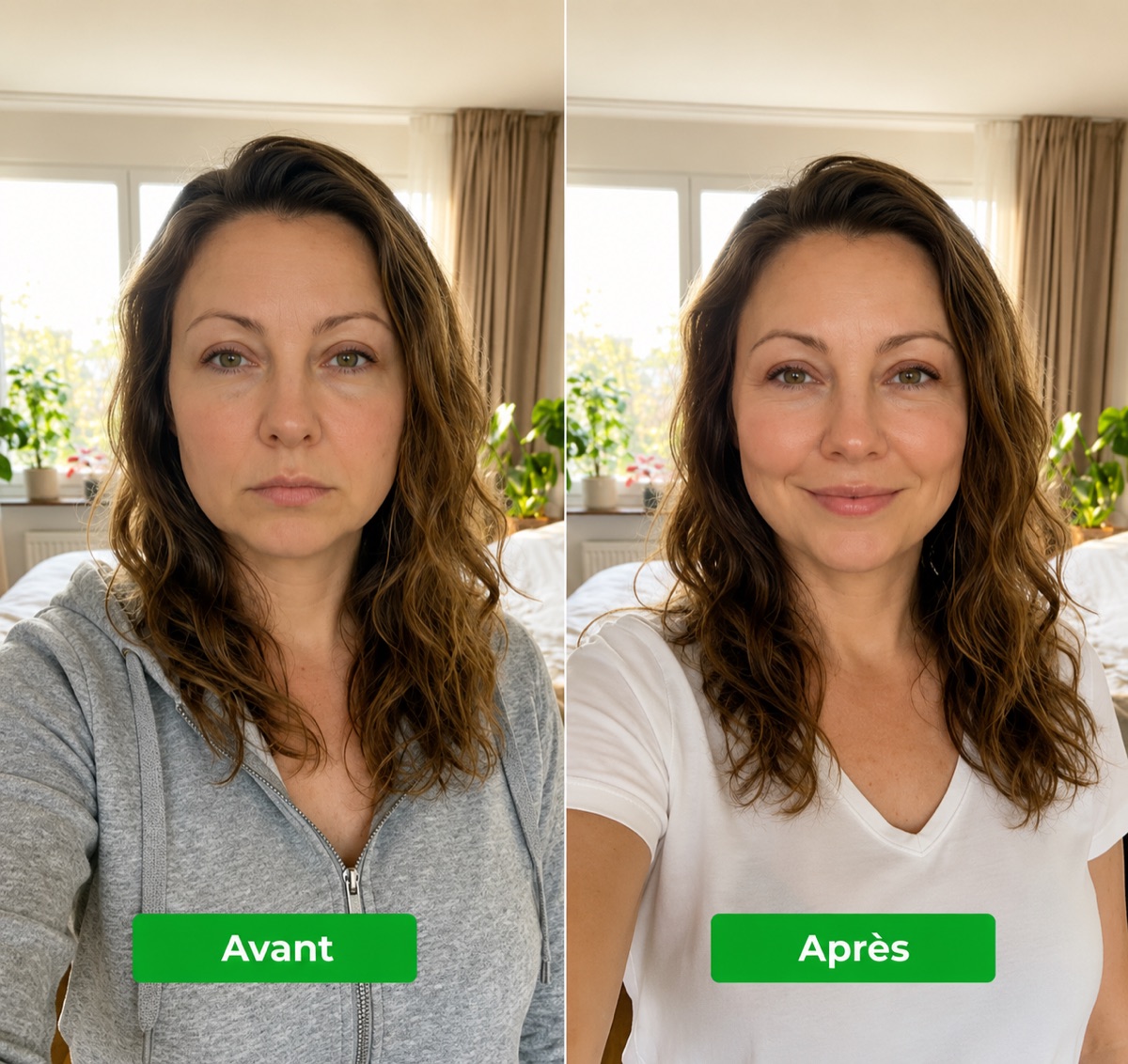 Avant / après visage